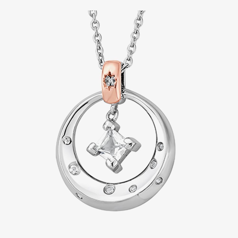 Stars of the Llyn Peninsula White Topaz Necklace