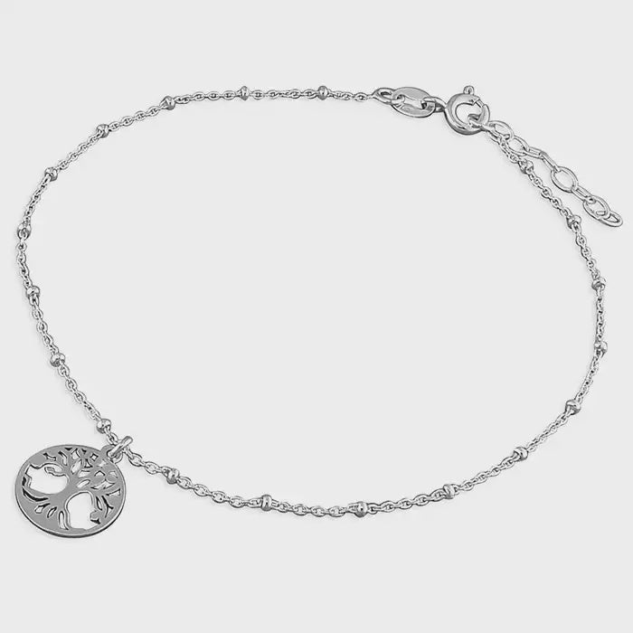 Tree of life Anklet Silver