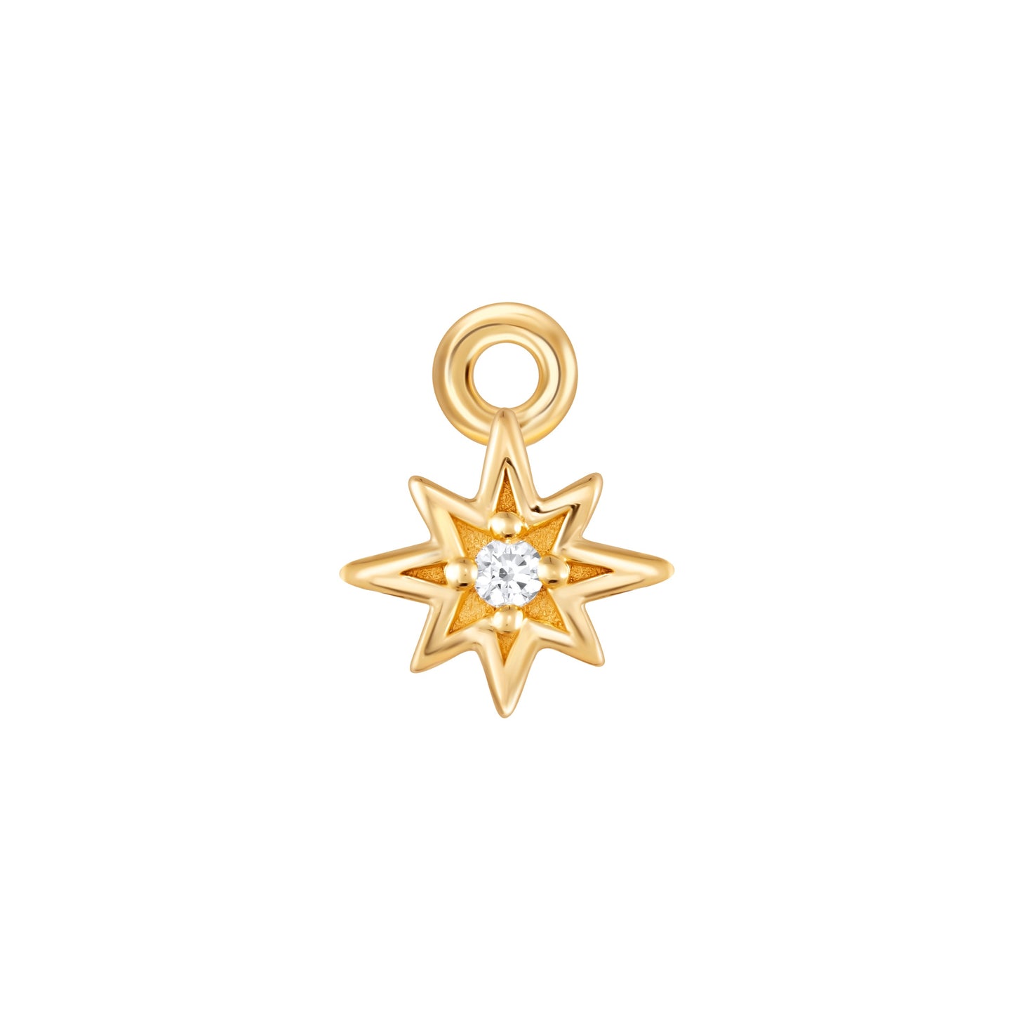 My Shining Star Charm, 14ct Gold Vermeil