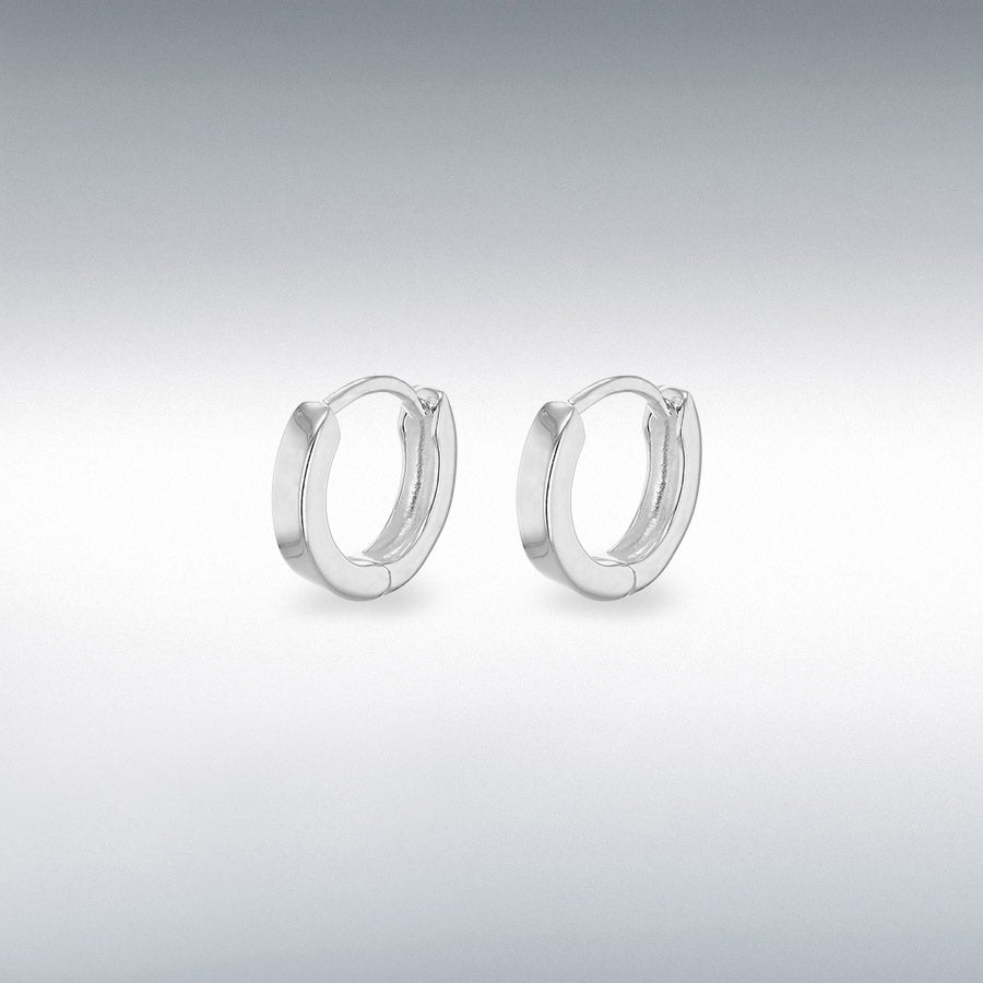 STERLING SILVER 12MM HUGGY EARRINGS
