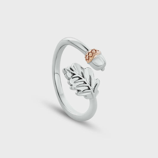 Royal Clogau® Sterling Silver Oak Leaf Ring