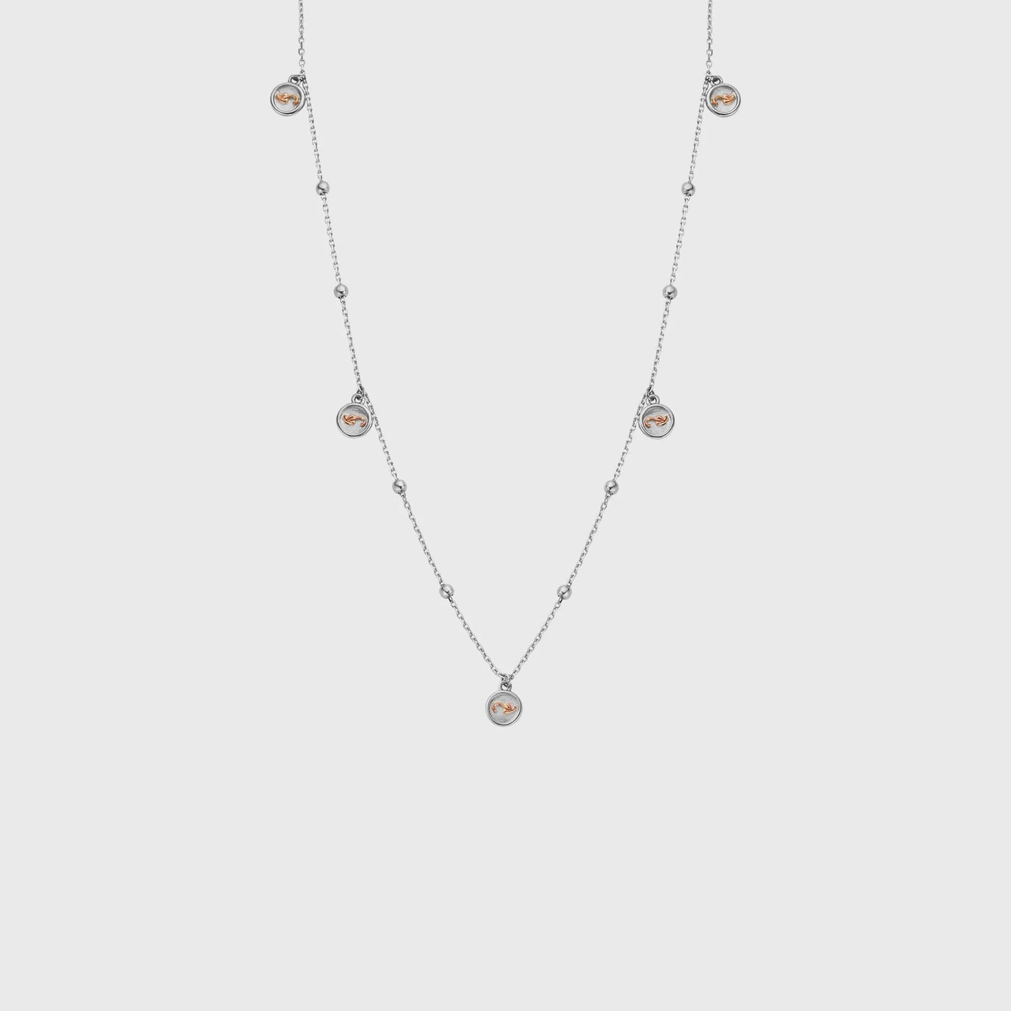 Tree of Life® Insignia Silver Drop Necklace
