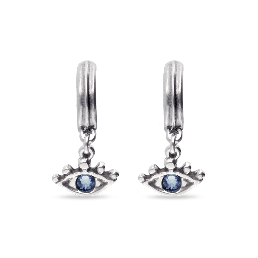 SER INTUITIVA EARRINGS WITH BLUE CRYSTALS