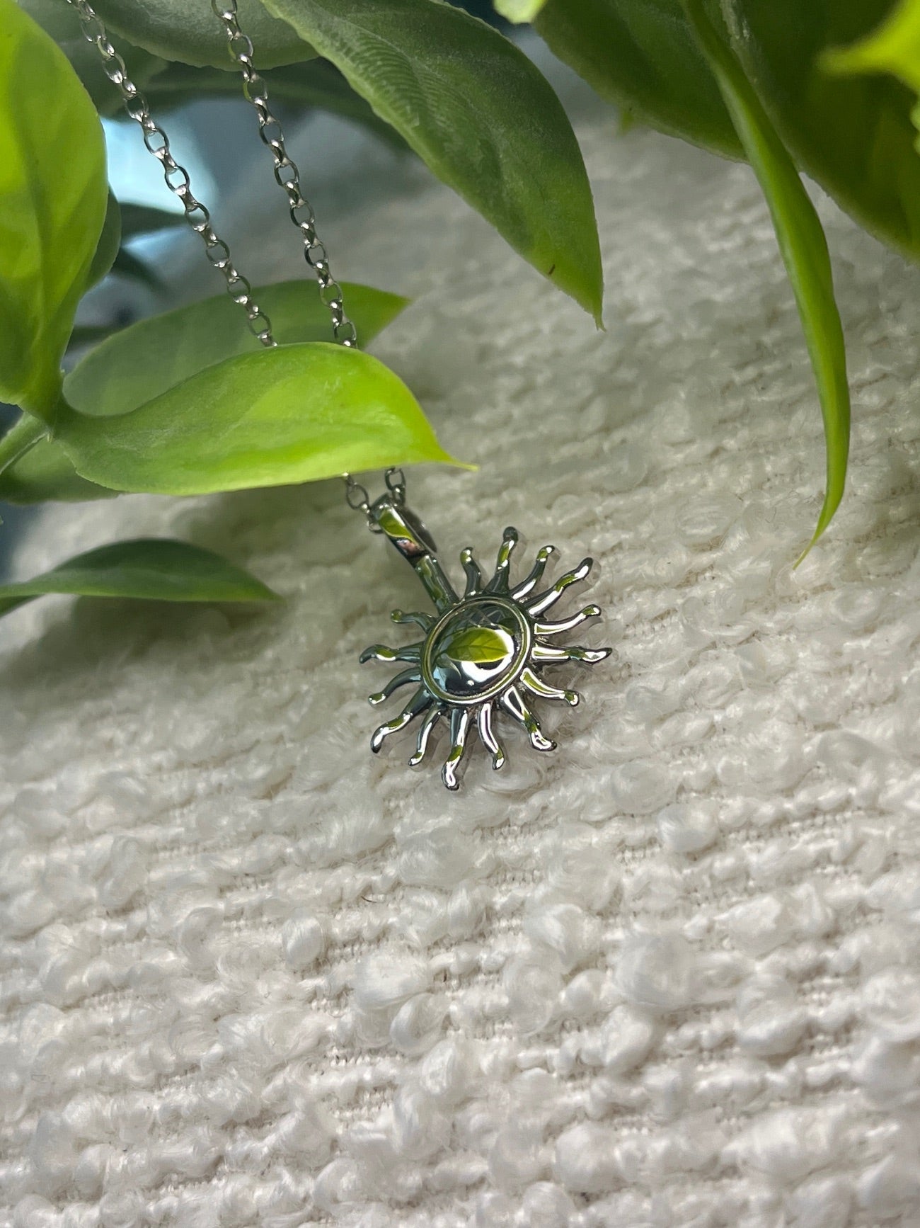 Sterling Silver Sun necklace