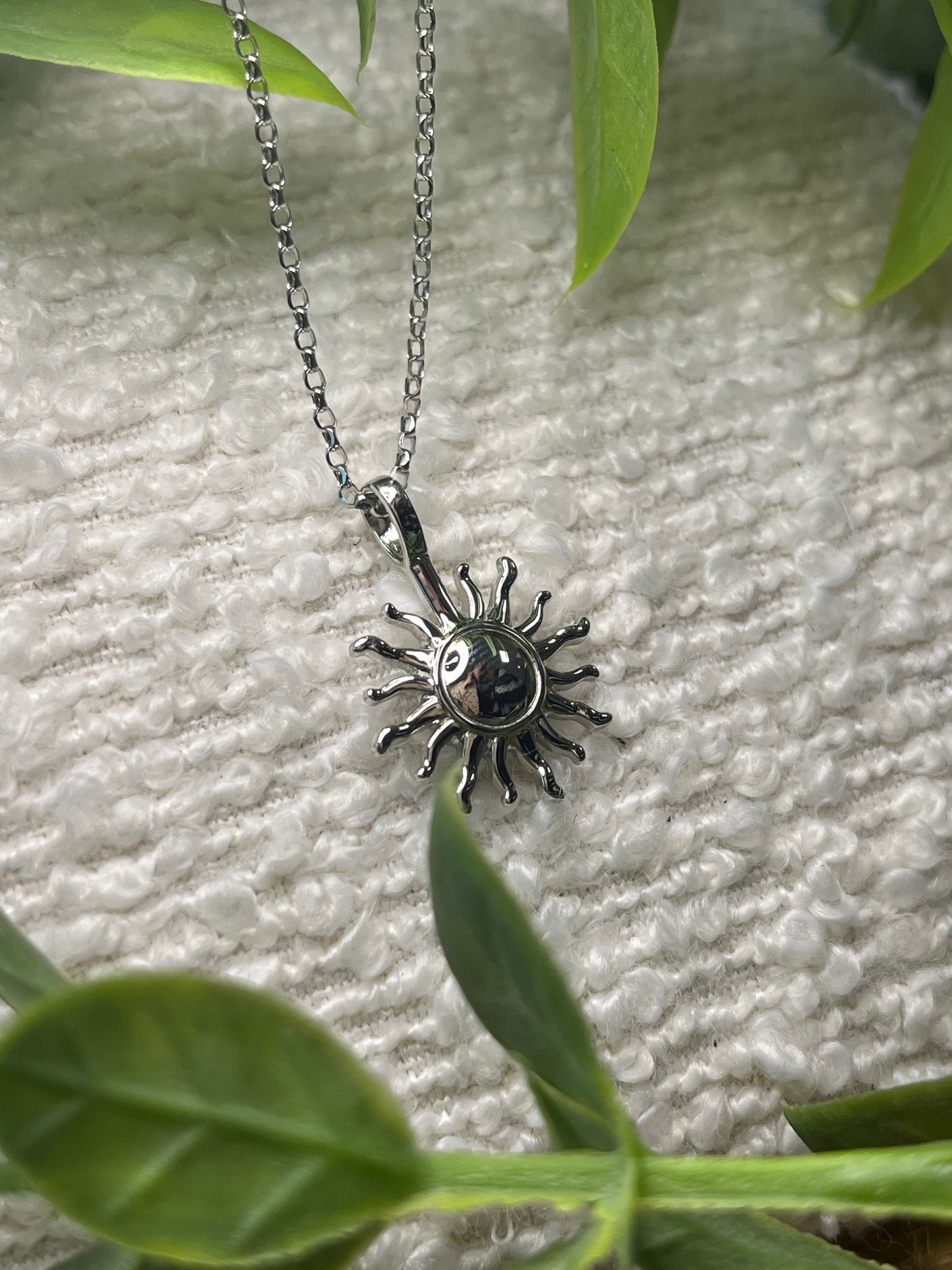 Sterling Silver Sun necklace