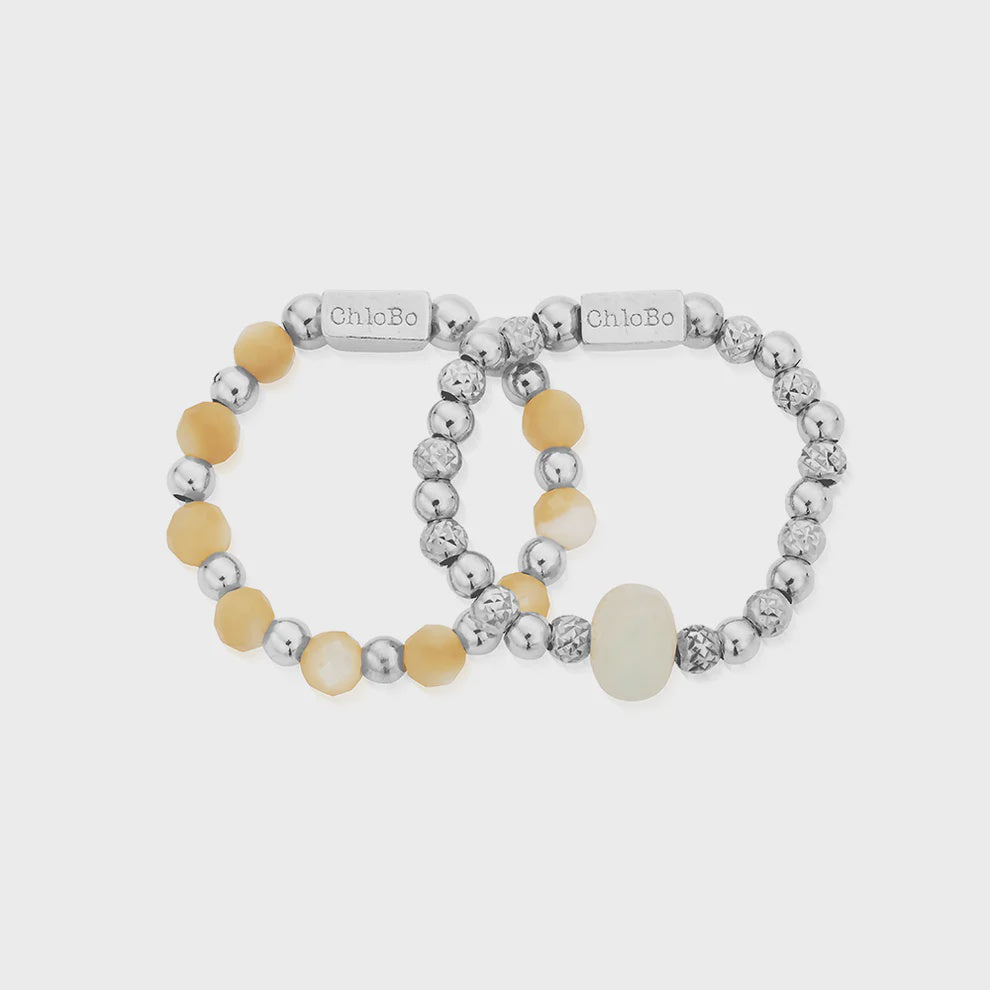 Peace & Balance Set of 2 Rings