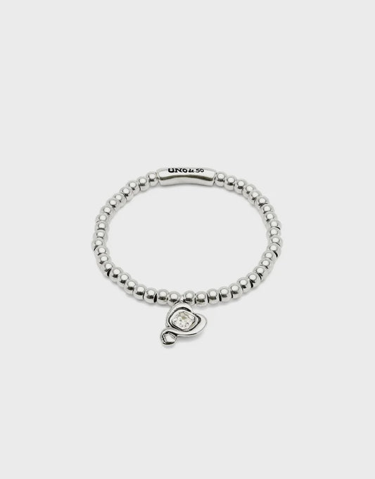 Sterling Silver Plated Ser Expresiva White Bracelet