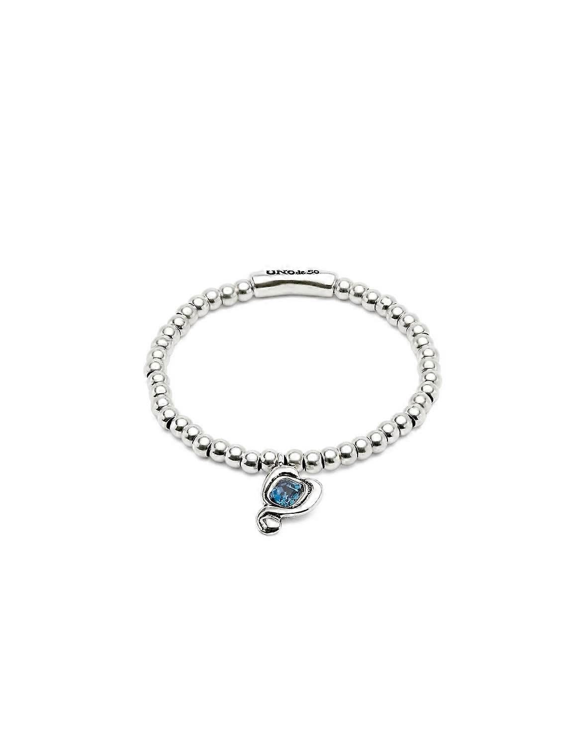 Sterling Silver Plated Ser Expresiva Blue Bracelet