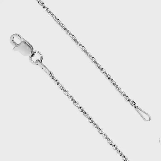 Sterling Silver Chain - 46cm/18in trace
