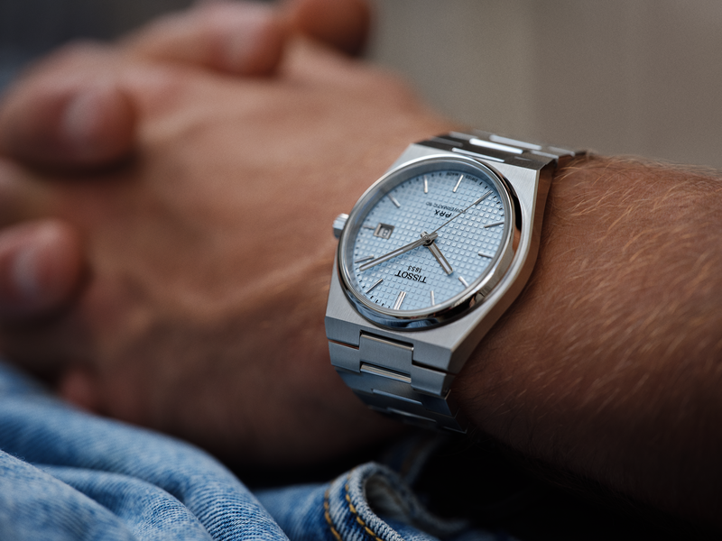 TISSOT PRX POWERMATIC 80 40MM ICE BLUE