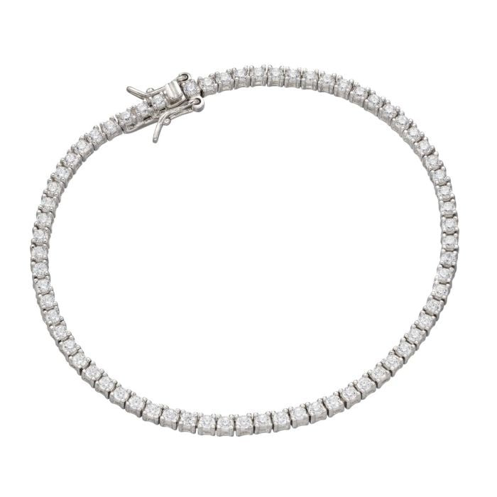 Claw Set CZ Bracelet Tennis