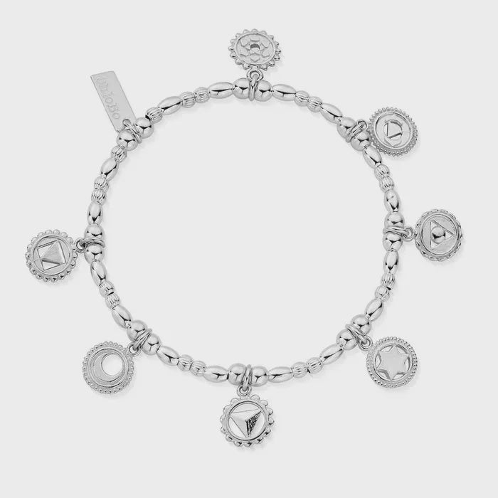 Positive Vibes Bracelet silver