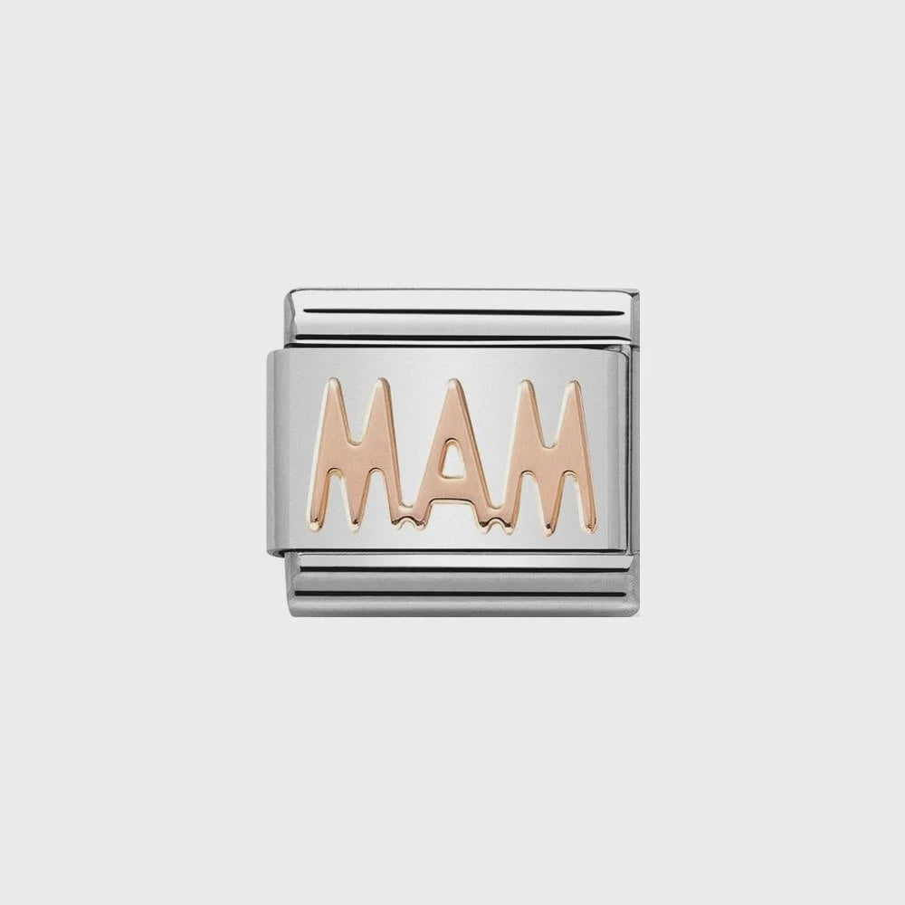 Composable Classic WRITINGS steel and 9k rose gold (03_Mam)