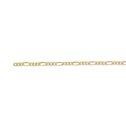 14/20 Yellow Gold-Filled 1.5mm Figaro Chain 21CM