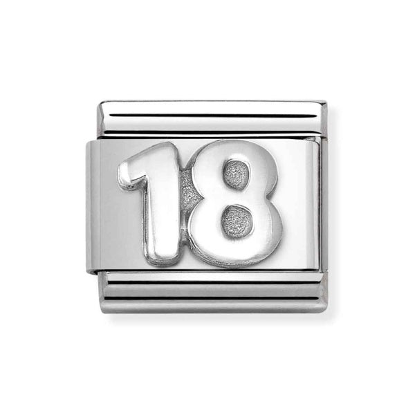 Composable Classic OXIDIZED SYMBOLS in st,steel and 925 sterling silver (56_18 (Unisex))