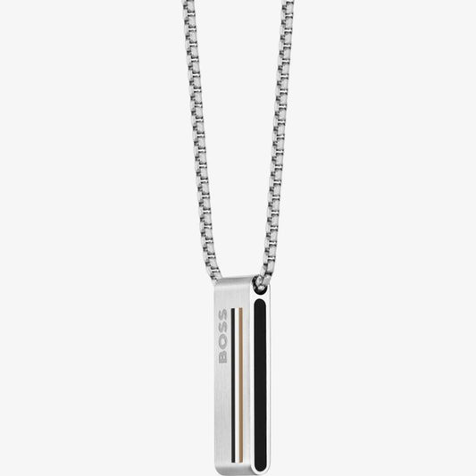 BOSS Sarkis Stainless Steel dog tag