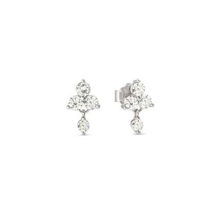 LIFE BOUQUET earrings in 925 sterling silver and cubic zirconia