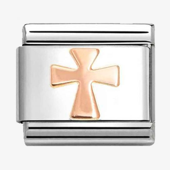 CLASSIC Rose Gold Cross Charm