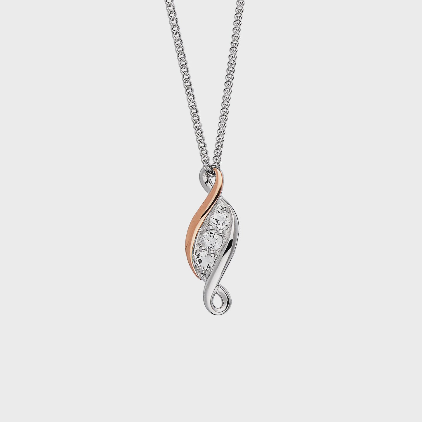 Past Present Future Silver Pendant