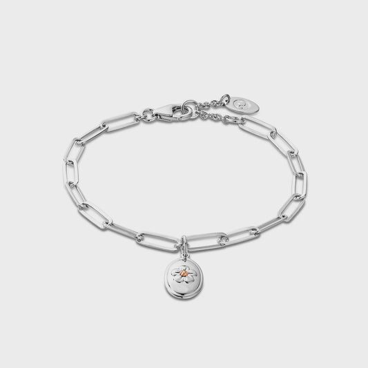 Forget Me Not Silver Bracelet