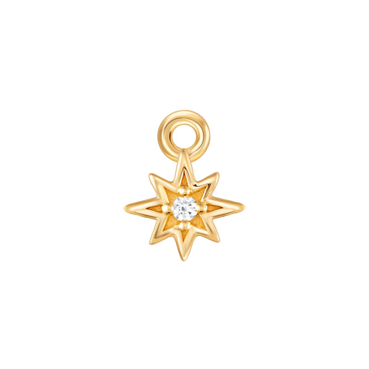 My Shining Star Charm, 14ct Gold Vermeil