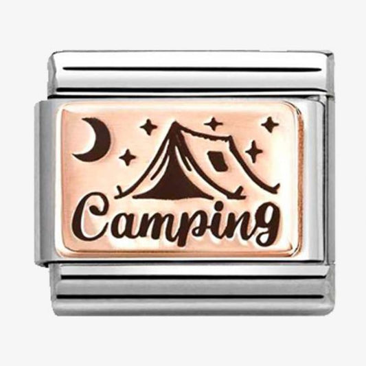 CLASSIC Rose Gold Camping Charm