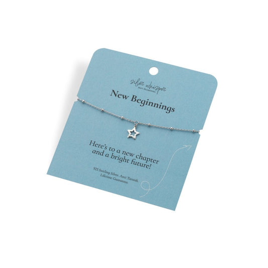 Silver Whisper New Beginnings Bracelet