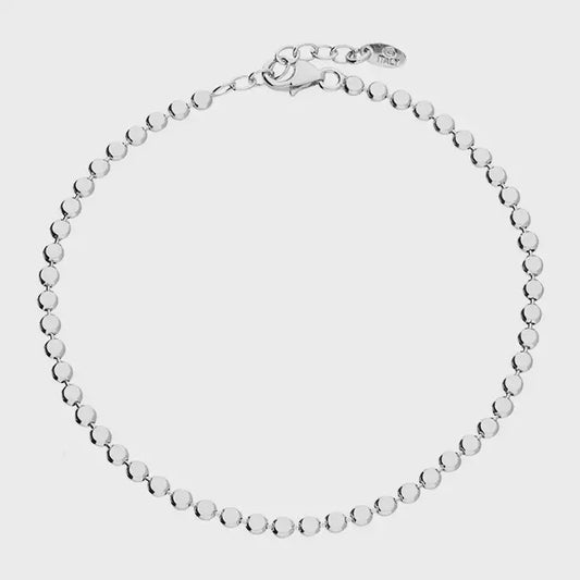 Flat Disc Chain Bracelet