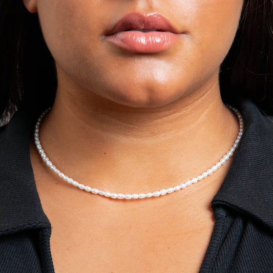 Rice Freshwater Pearl Necklace