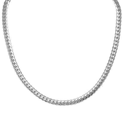 ECCLETTICA necklace in steel (SNAKE CHAIN)