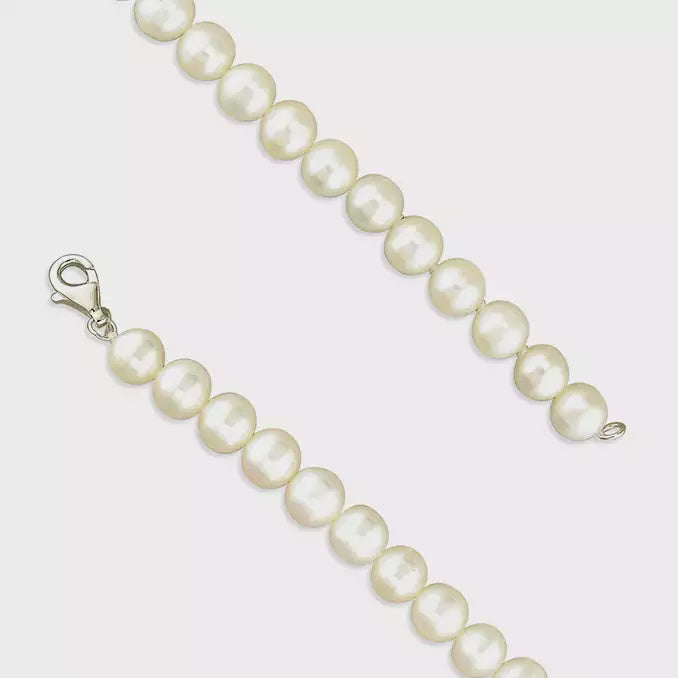 46cm/18in 7-8mm white freshwater pearl Necklace