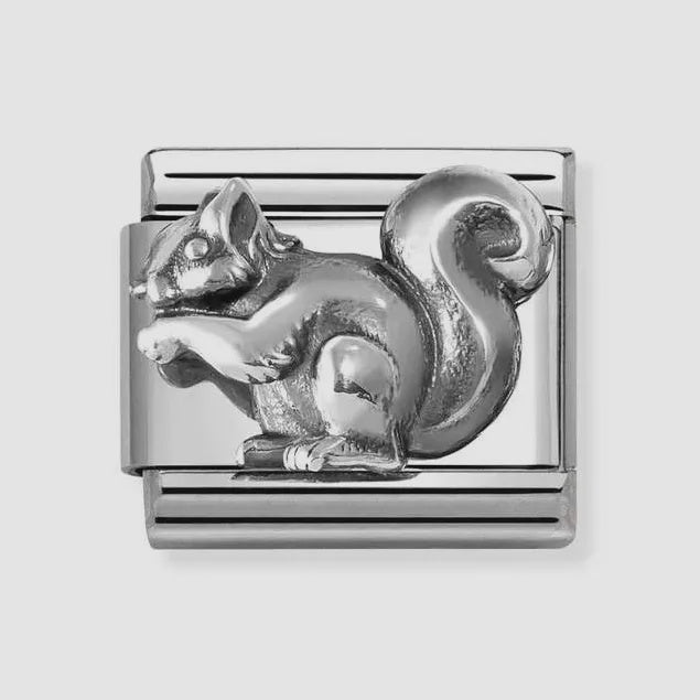 Nomination Silvershine Squirrel Charm