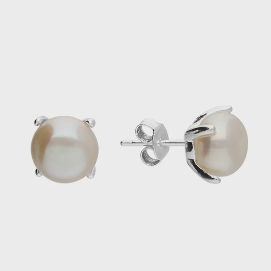 9mm Freshwater pearl studs