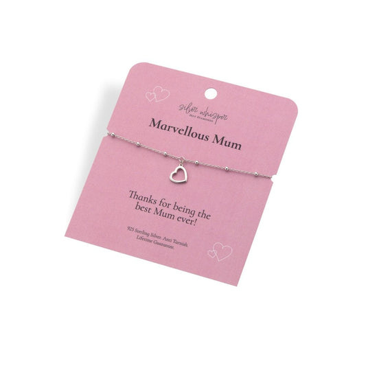 Silver Whisper Marvellous Mum Bracele
