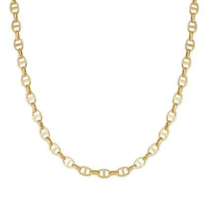 ECCLETTICA Gold necklace in steel (NAVY CHAIN)