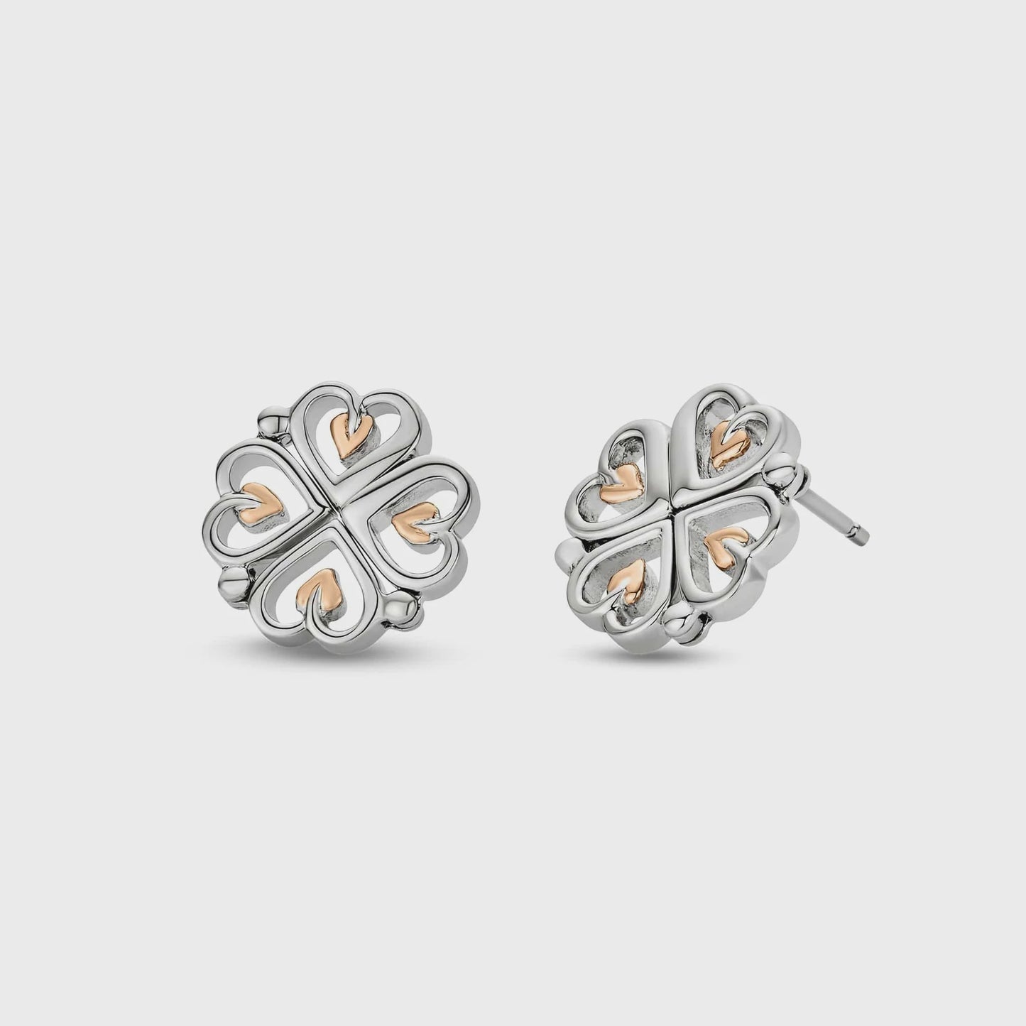 Tree of Life® Sterling Silver Heart Drop-Stud Earrings