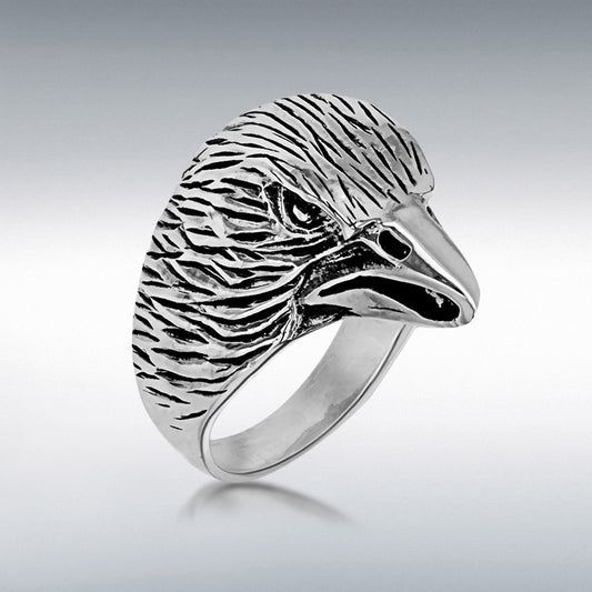 Eagles Head Ring Size O