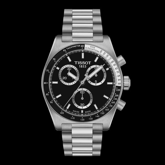Tissot PR516 Chronograph 40mm Mens Watch  Black