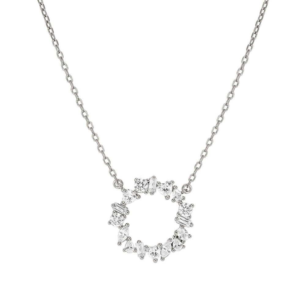 Nomination Colour Wave Silver Mini Circular Pendant Necklace