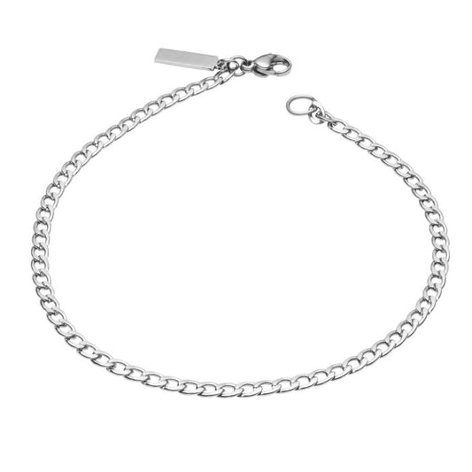 Fred Bennett Fine Curb Chain Bracelet 21cm