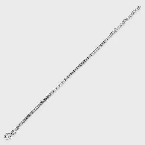 Children's small cubic zirconia thin tennis bracelet