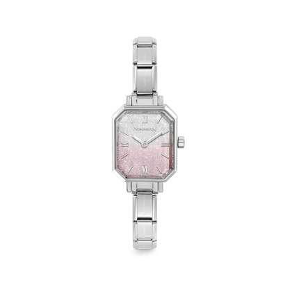 Paris Pink Gradient Glitter Watch