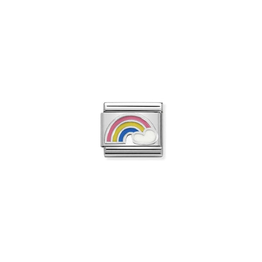 Composable Classic SYMBOLS in stainless steel, enamel and arg, 925 (25_Rainbow)