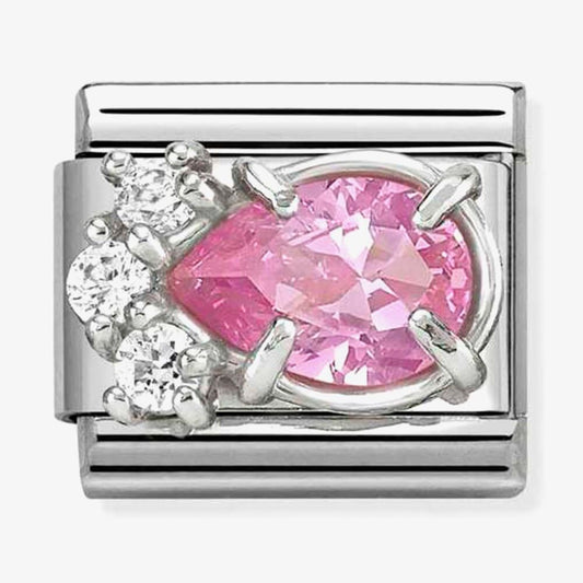 Composable Classic Link, Pink-White Drop