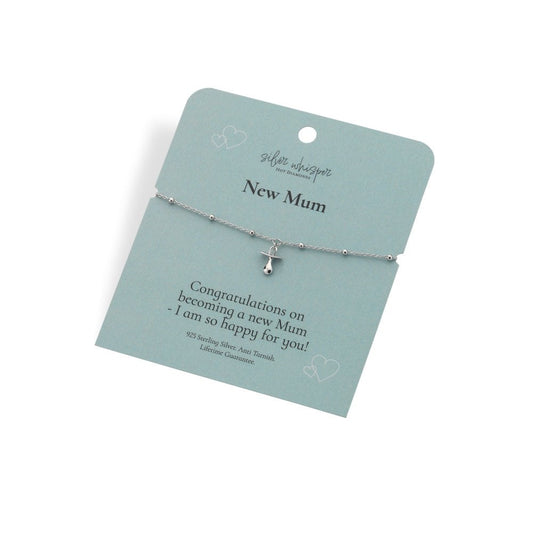 Silver Whisper New Mum Bracelet