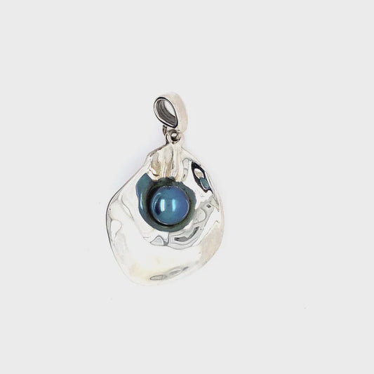 Reflective Statement Pearl Pendant