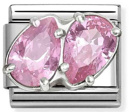 Nomination Link Pink Double Drops