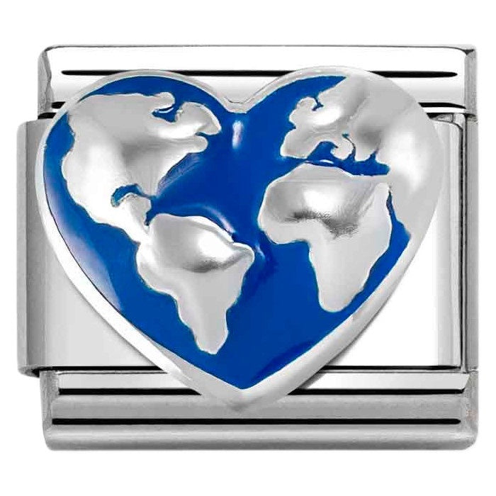 Nomination World Map On Heart Link