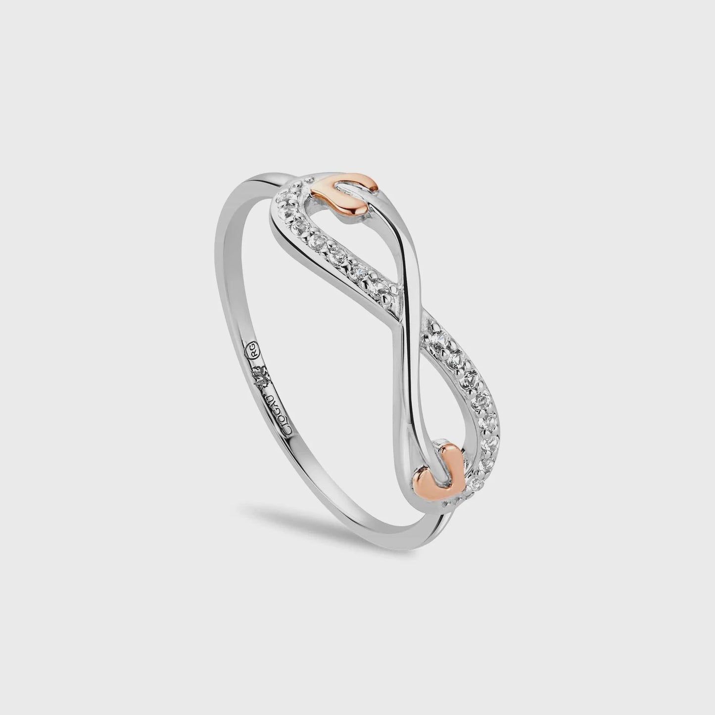 Clogau Tree of Life® Sterling Silver Infinity Ring with Topaz