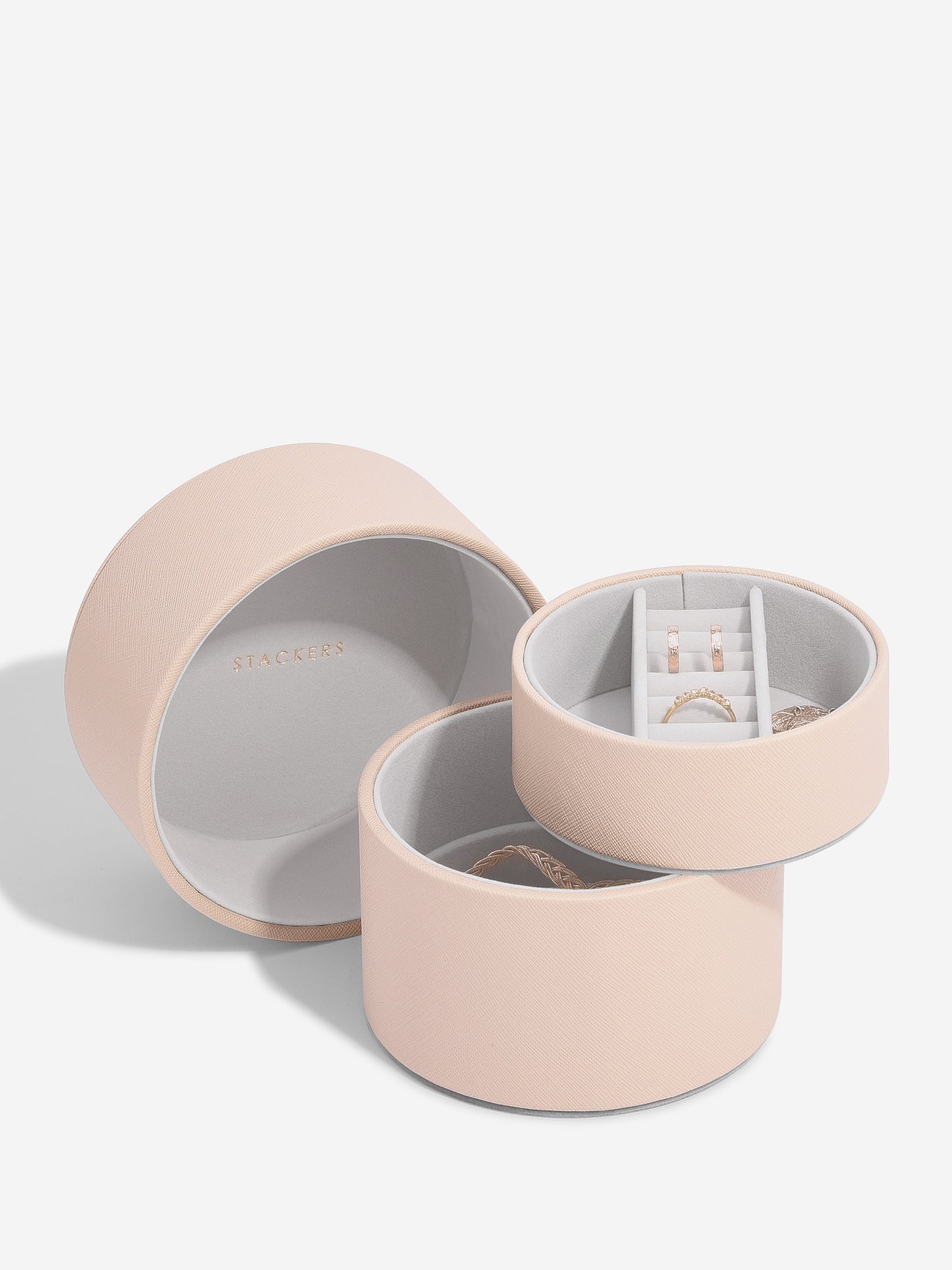 Bedside Jewellery Box Pod Blush&Gold